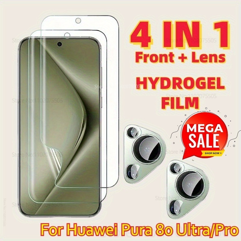 Photography Kit Huawei Pura 80 Ultra - [4-en-1] 2 pièces HD anti-rayures Film