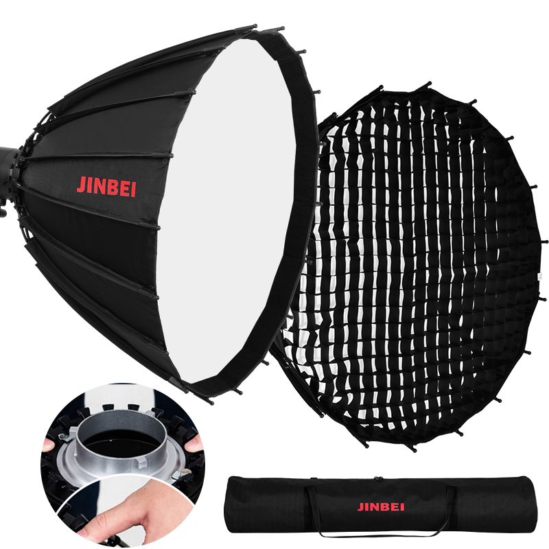 Photography Umbrella Diffuser - JINBEI Boîte à lumière parabolique réflectrice