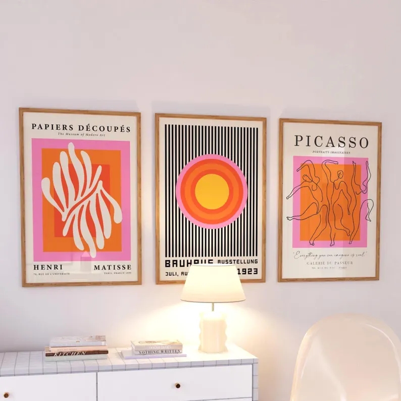 Photography Image - Lot de 3 tableaux muraux modernes
