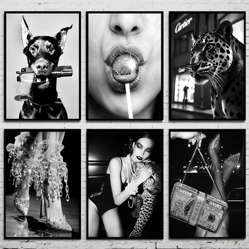 Photography Black And White - Affiche de photographie vintage noir et