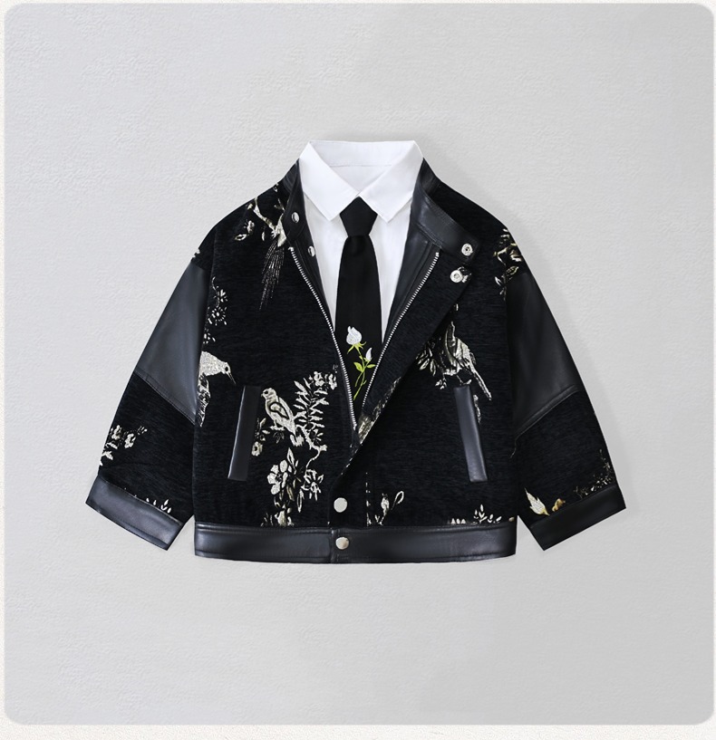 Photography Jacket - Veste de moto en cuir Pu