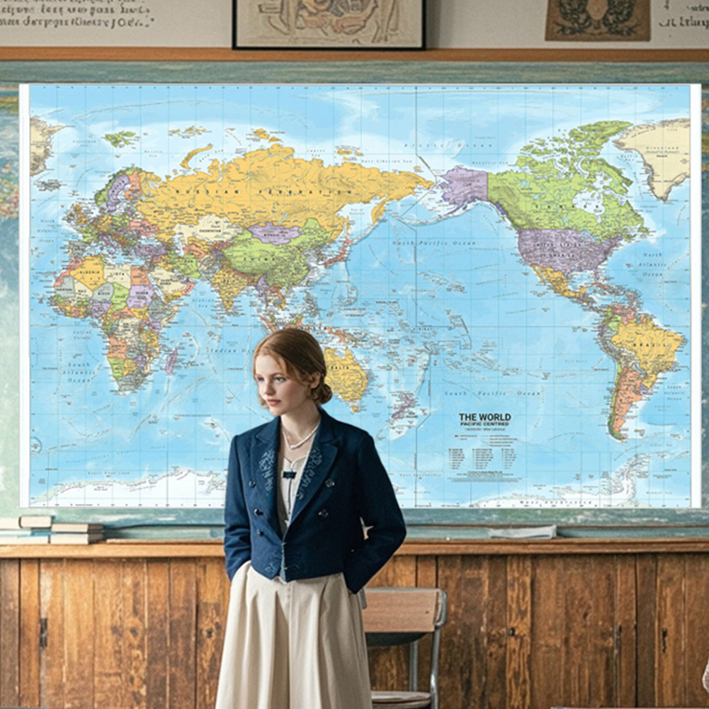 Photography Mapped - Carte du monde 2012 tissu grand