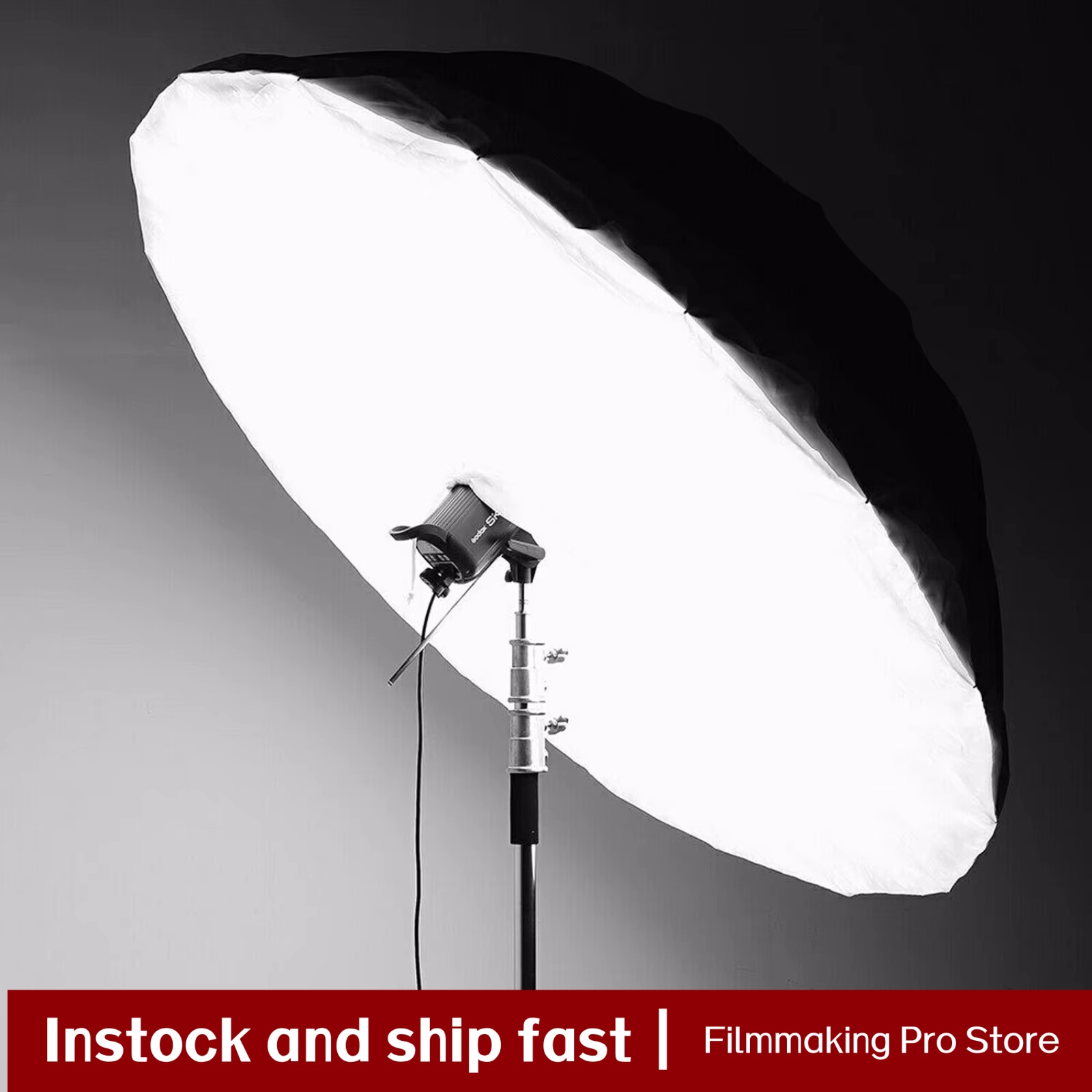 Photography Umbrella Diffuser - Diffuseur de lumière douce blanc parabolique