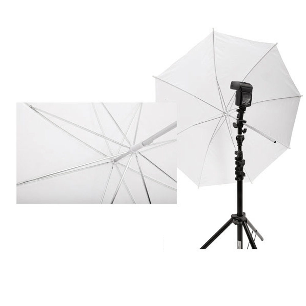 Photography Umbrella Diffuser - Parapluie diffuseur blanc translucide pour flash