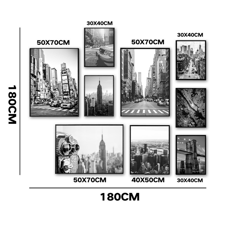 Peinture sur toile sans cadre, - Photography Black And White avis et prix