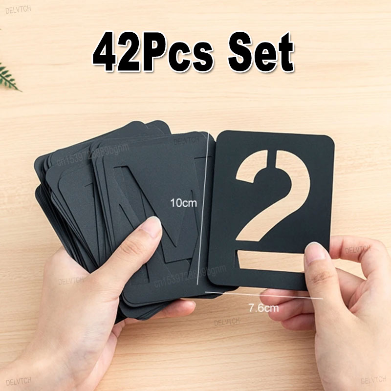 42 pièces ensemble réutilisabl - Photography Font avis et prix