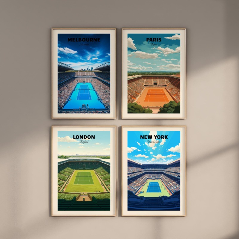 Affiche de Tennis Majors, lond - Photography Major avis et prix