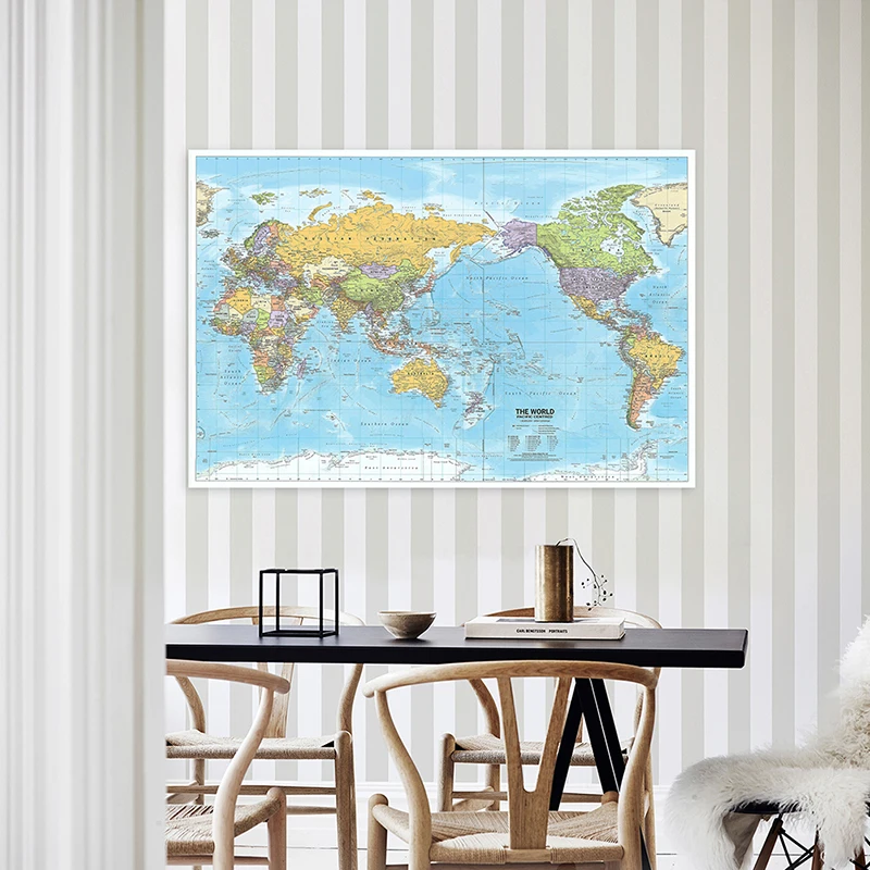 Carte du monde 2012 tissu gran - Photography Mapped avis et prix