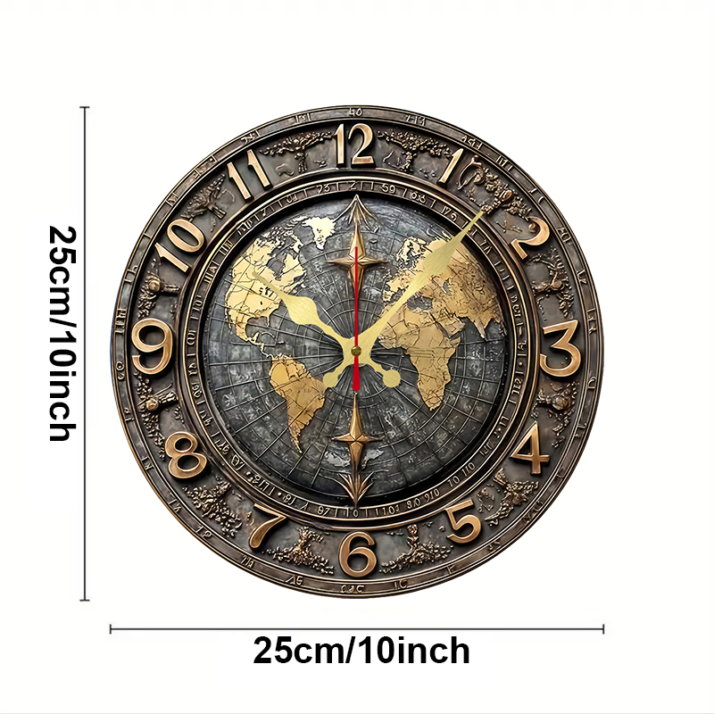 Horloge murale ronde silencieu - Photography Mapped avis et prix