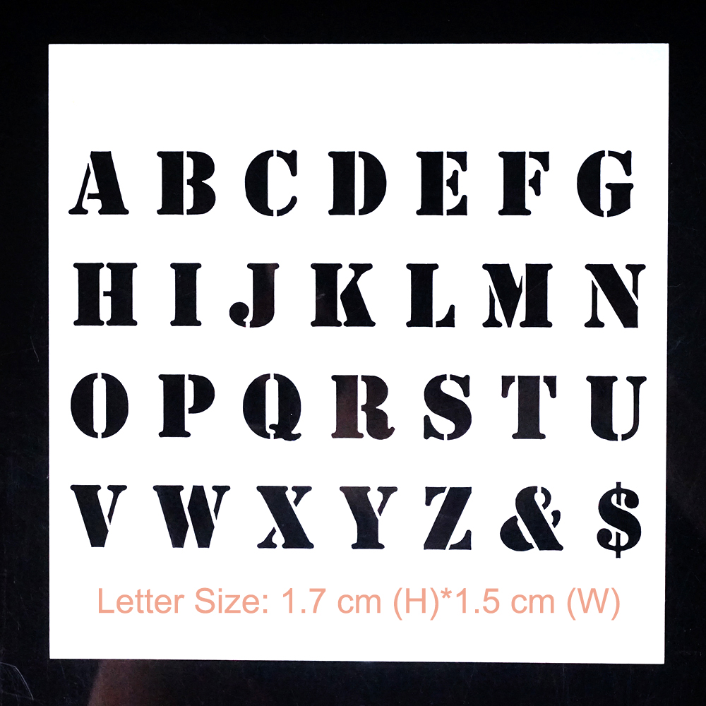 Pochoirs de lettres de l'alpha - Photography Font avis et prix